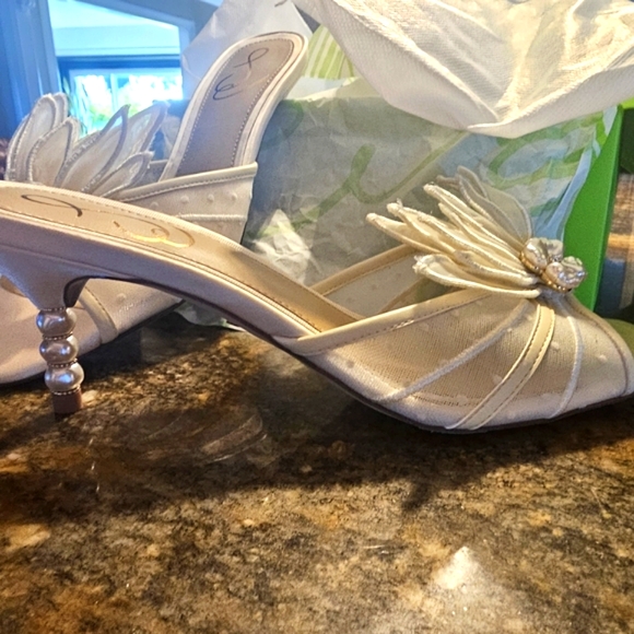 Sz 8 sam edelman . Beautiful shoes Pauline kitten heel mule - Picture 2 of 6